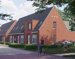 Sfeerimpressie nieuwbouw Tuinbouwstraat (zijaanzicht)